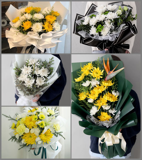 贵州黔南州惠水县好花红镇上衙村白事花束代送